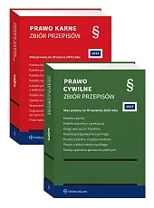 Seria z Paragrafem - PAKIET - Prawo cywilne i karne. Zbiory przepisów [PRZEDSPRZEDAŻ]